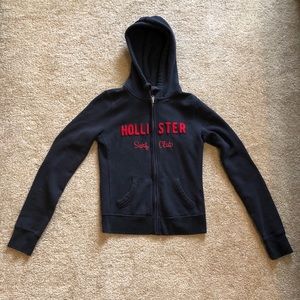 Hollister zip up hoodie women’s